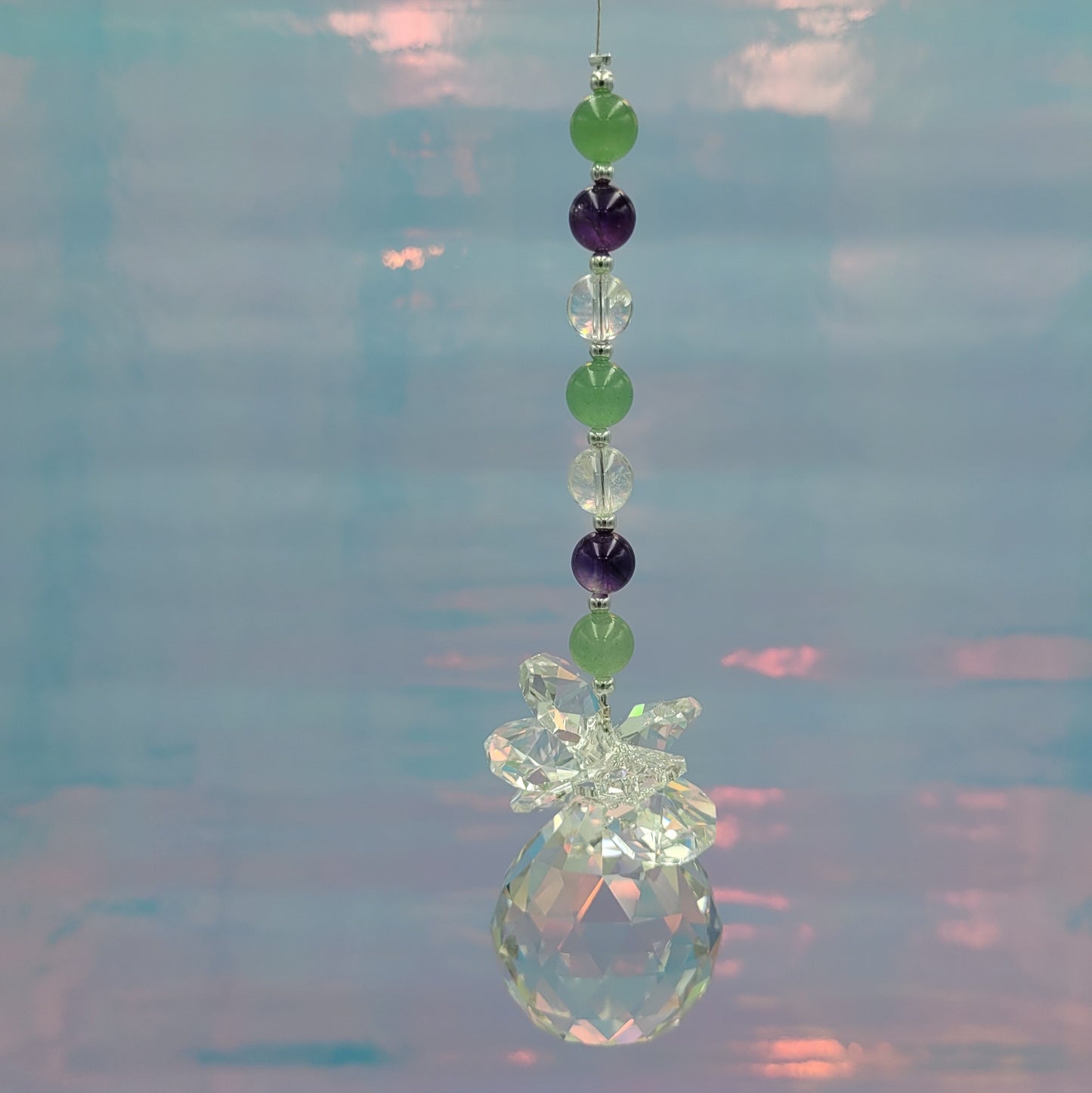 Healer Chakra Crystal Suncatcher