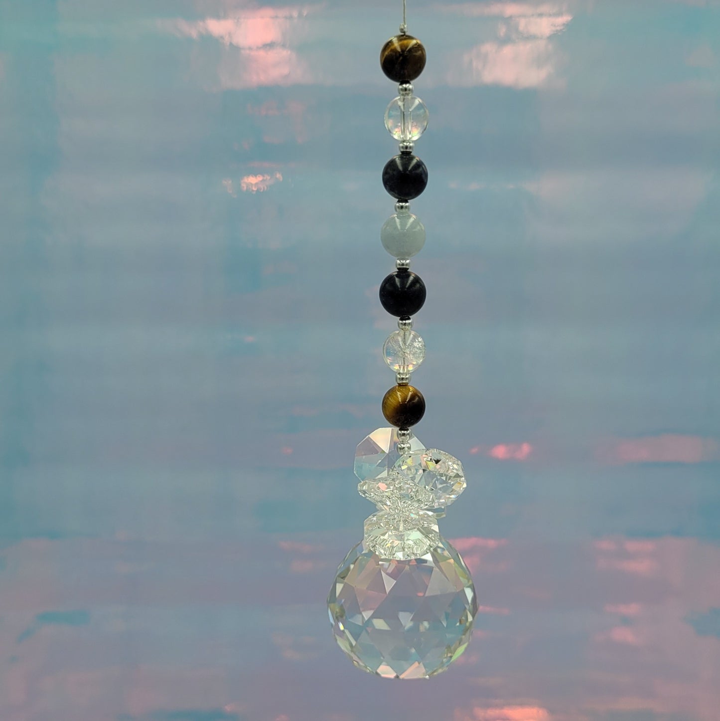 Clarity Chakra Crystal Suncatcher