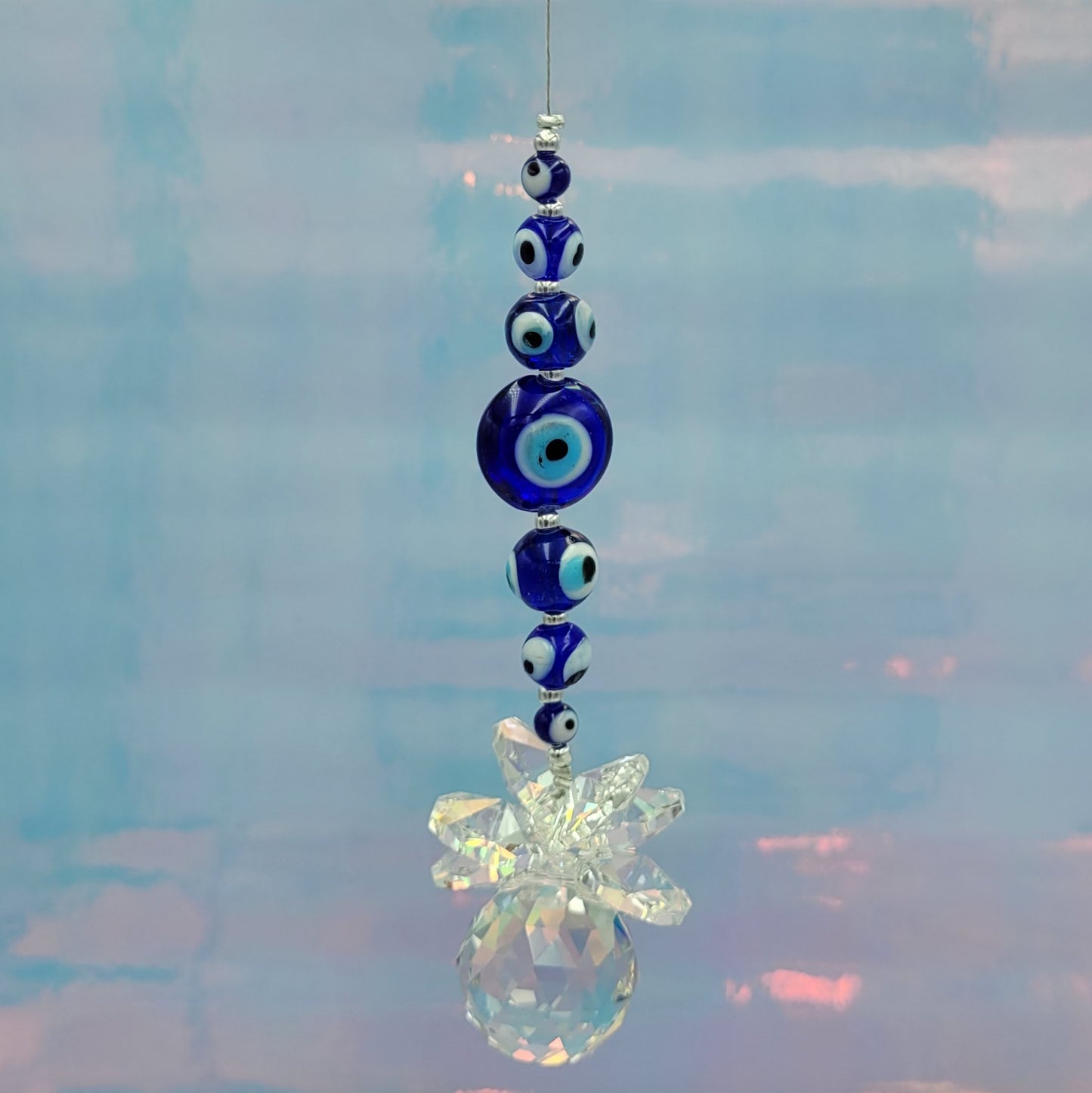 Evil Eye Crystal Suncatcher 20mm