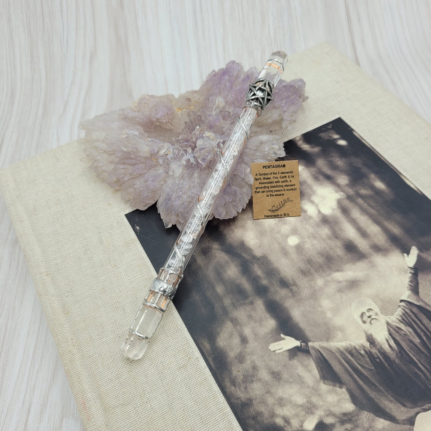 Double Point Pentagram Wand
