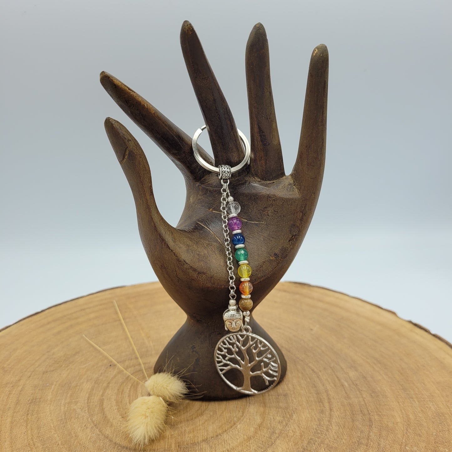 Chakra Balance Tree of Life Keyring