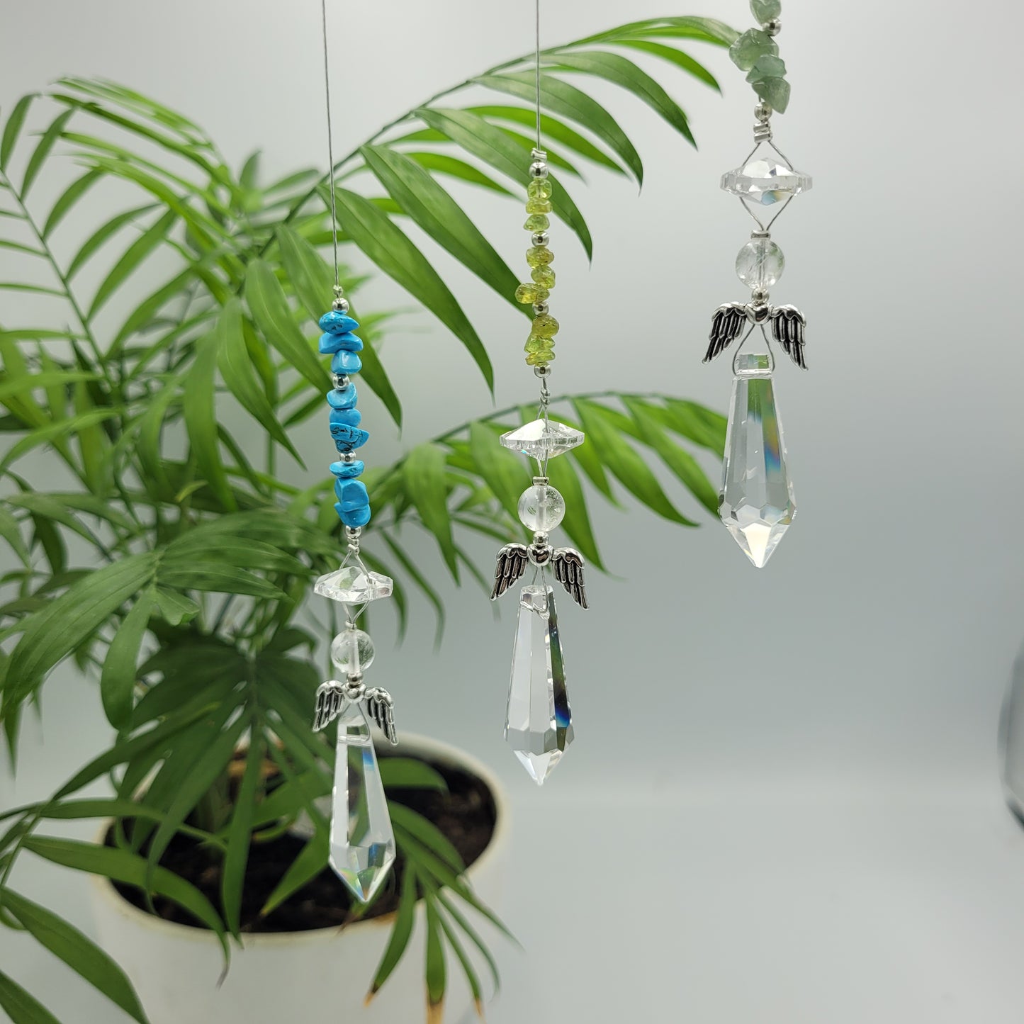 Angel Long Crystal Charm Suncatcher