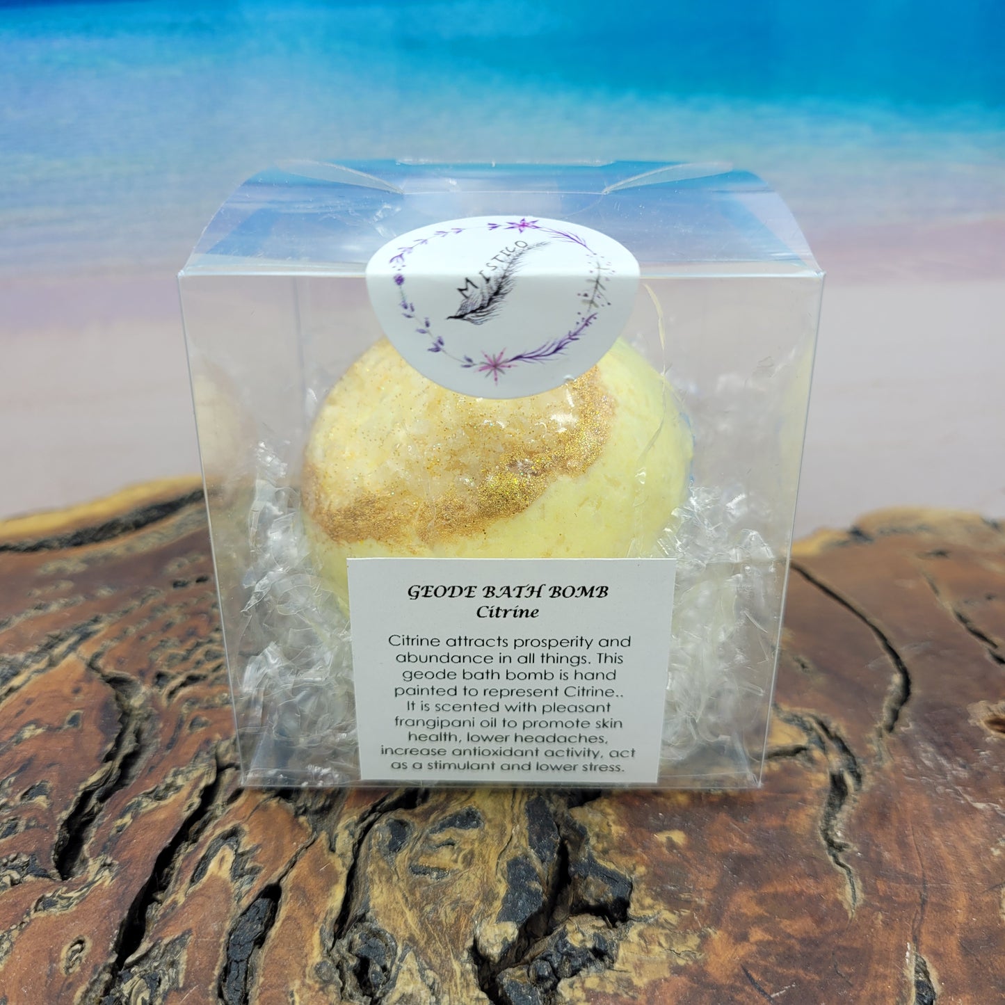 Citrine Geode Bath Bomb