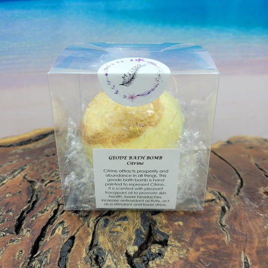 Citrine Geode Bath Bomb