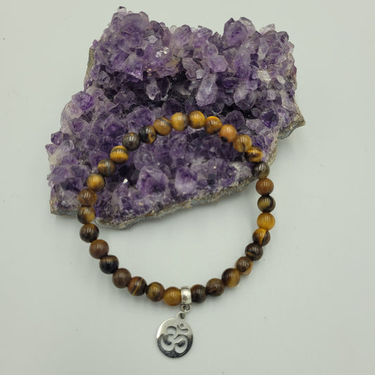 Bracelet Tiger Eye 6mm Om