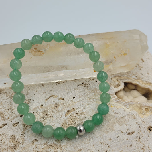Men's Bracelet Aventurine 8mm stone