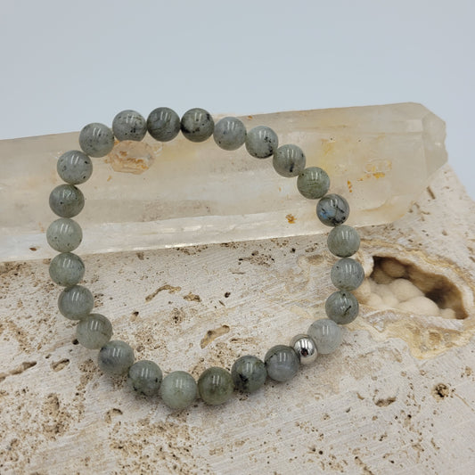 Men's Bracelet Labradorite 8mm stone
