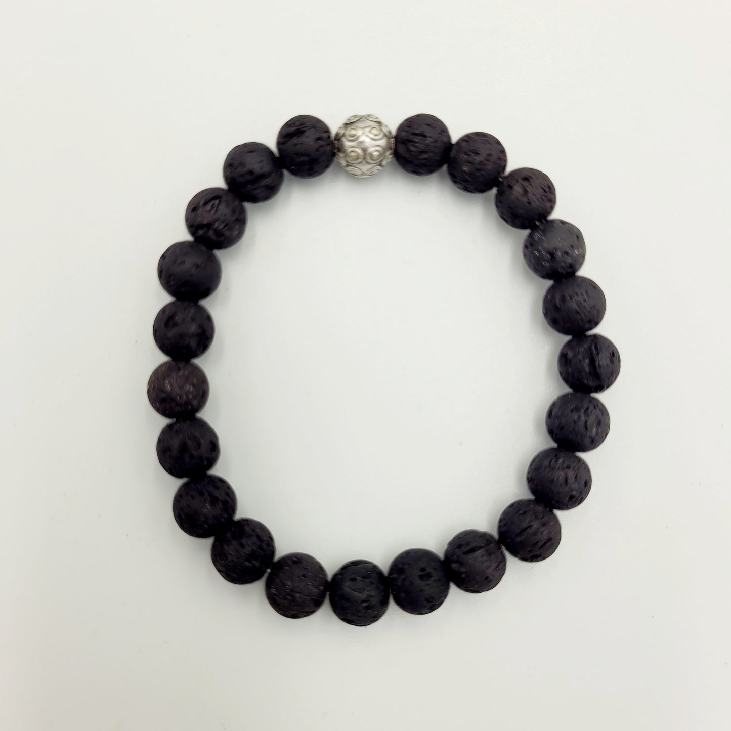 Bracelet Aromatherapy Lava 8mm stone
