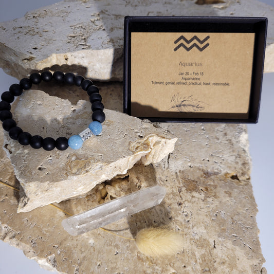 Aquarius Star Sign Bracelet