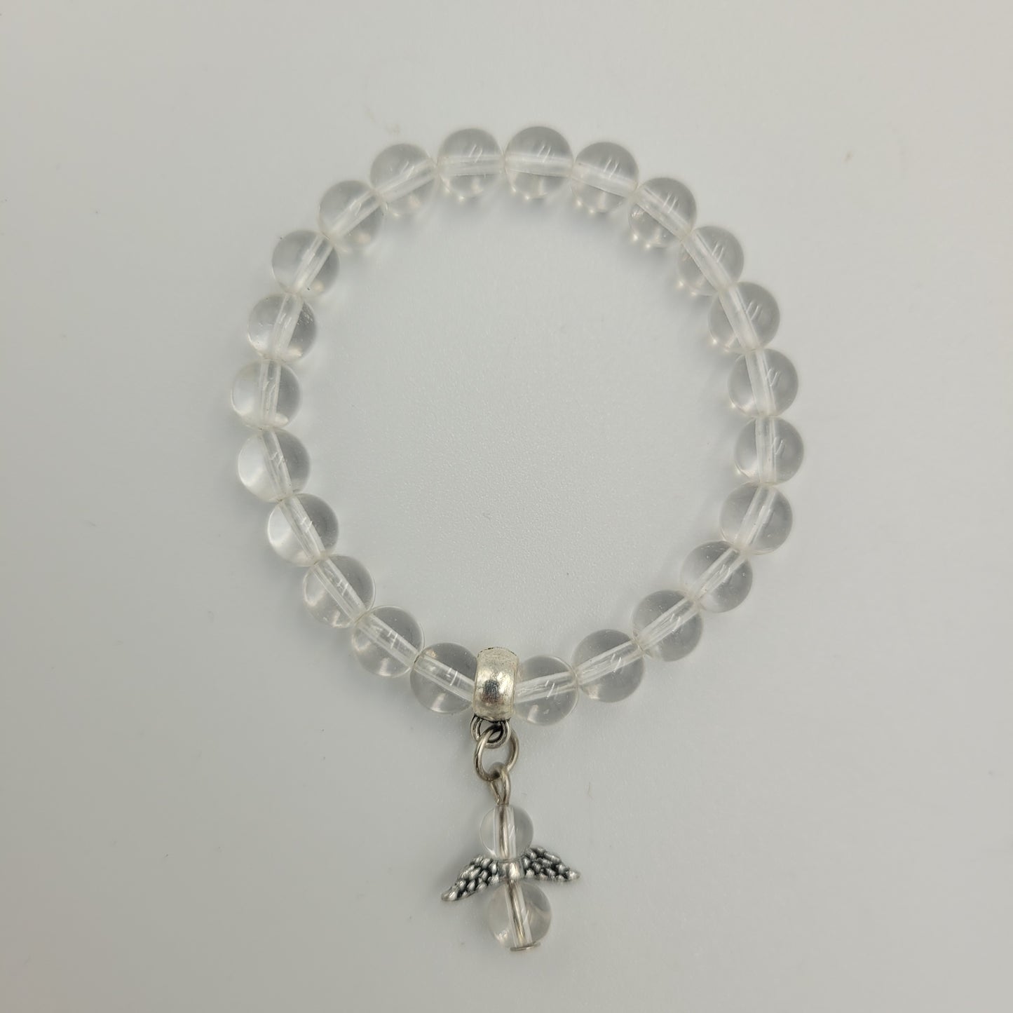 Clear Quartz Kids Angel Bracelet