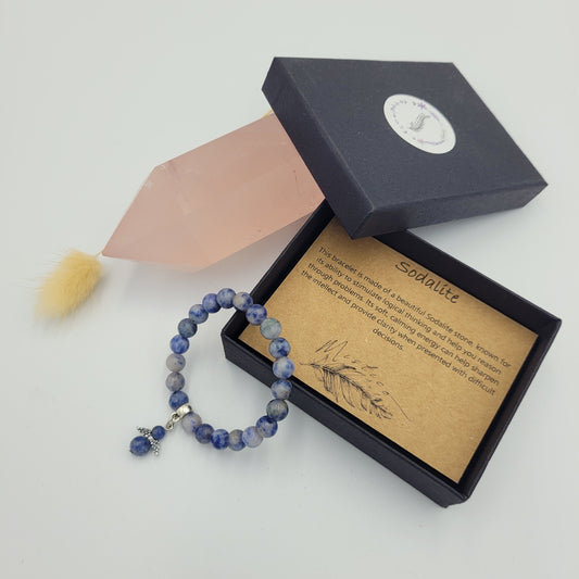 Sodalite Kids Angel Bracelet