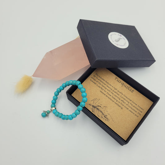 Turquoise Kids Angel Bracelet