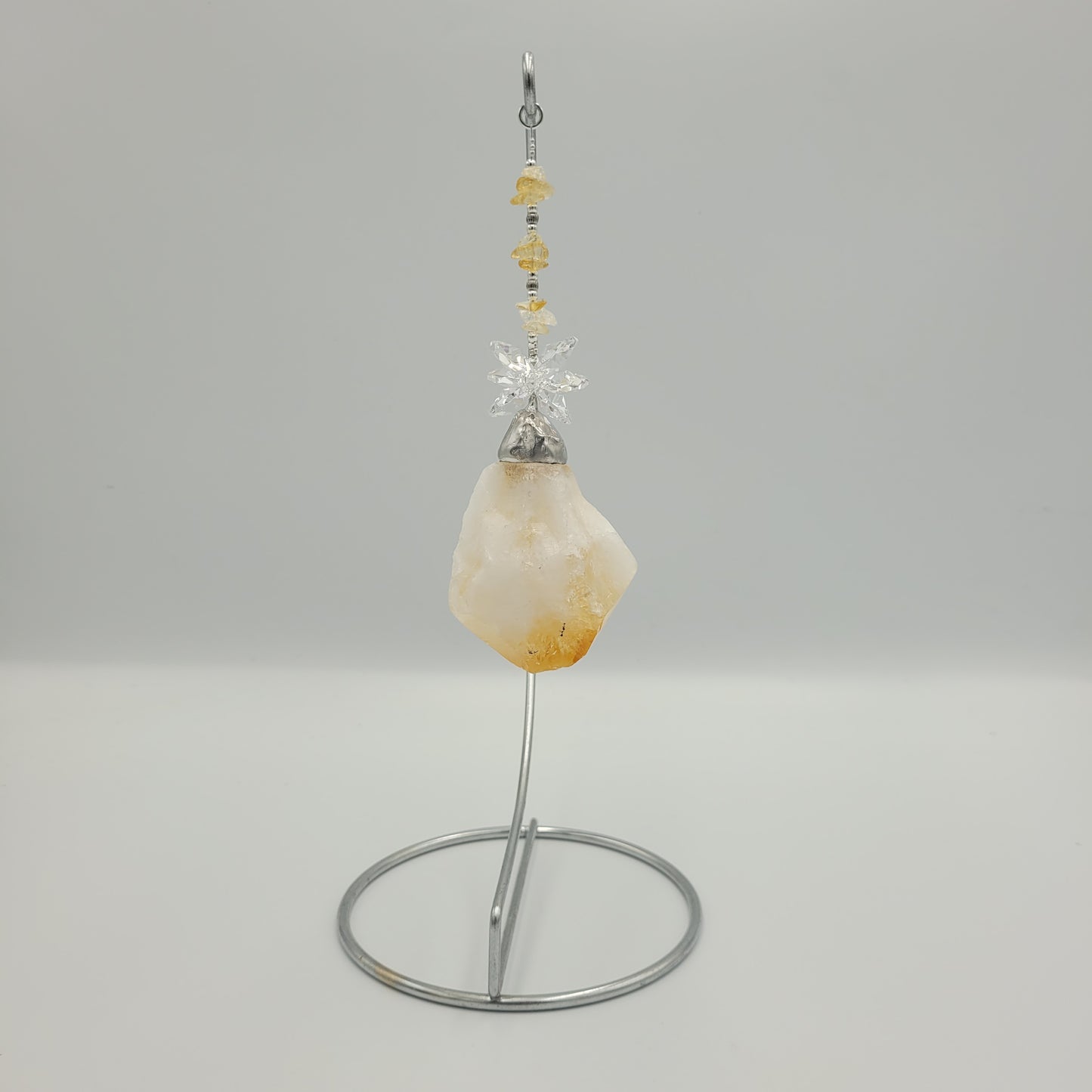 Citrine Cluster Stone with Stand