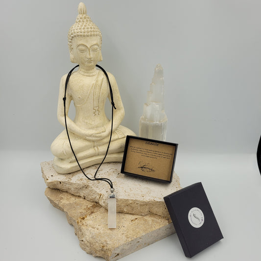Natural Selenite Necklace