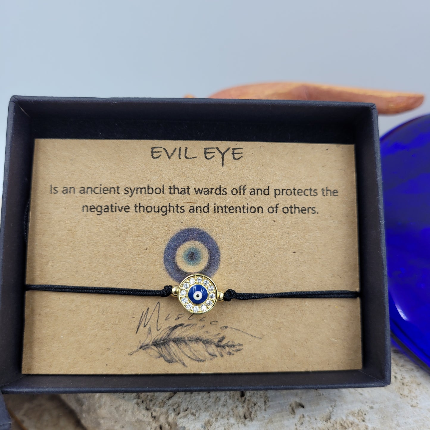 Evil Eye zircon Bracelet Gold