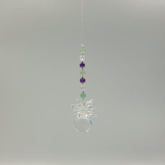 Healer Chakra Crystal Suncatcher
