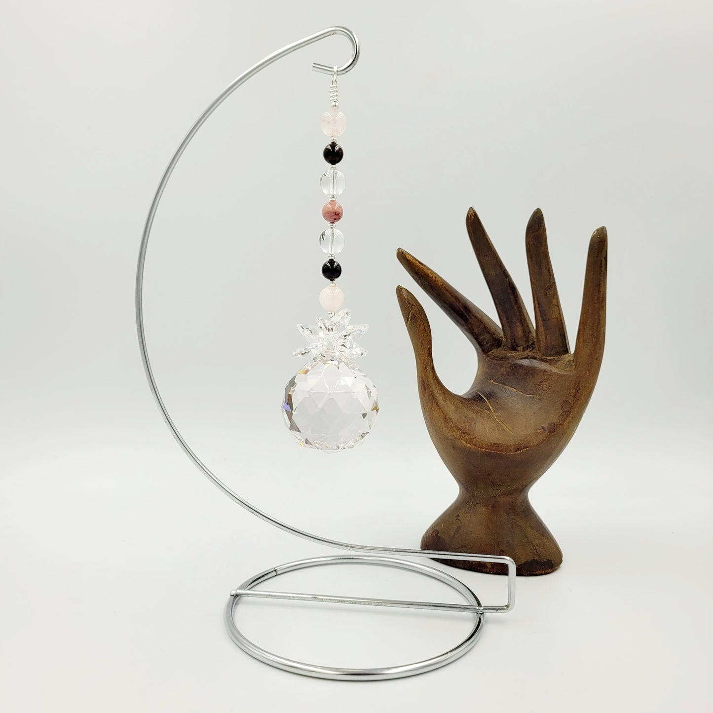 Passion Chakra Crystal Suncatcher with Stand