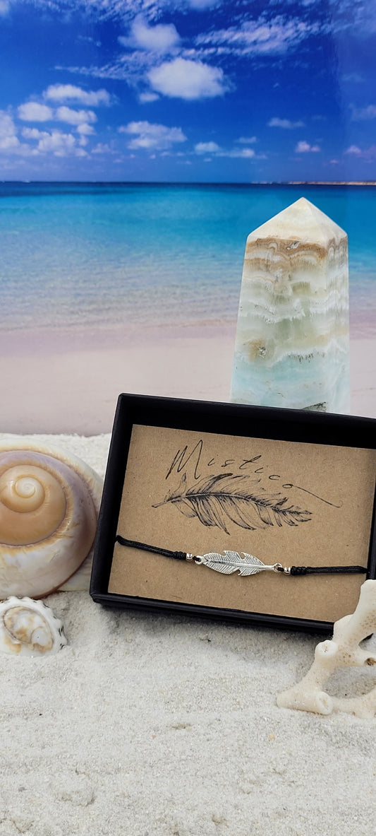 Feather String Anklets - Various Colours