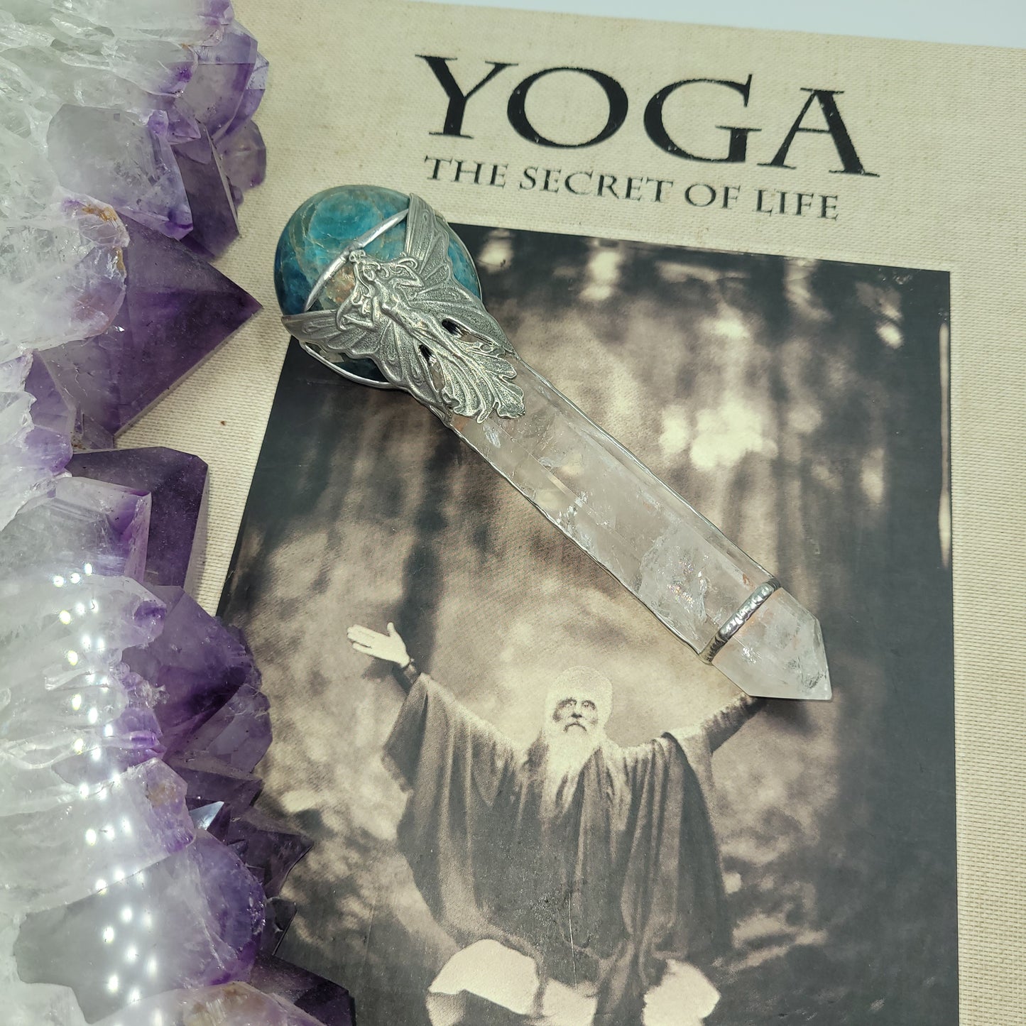 Exclusive Wand - Angel ( Apetite/ Clear Quartz)