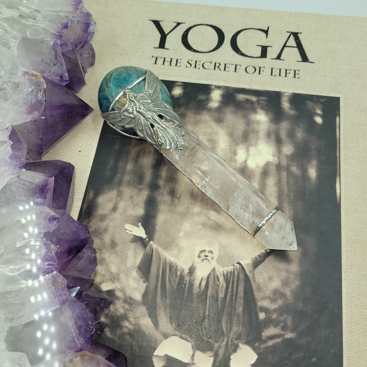 Exclusive Wand - Angel ( Apetite/ Clear Quartz)