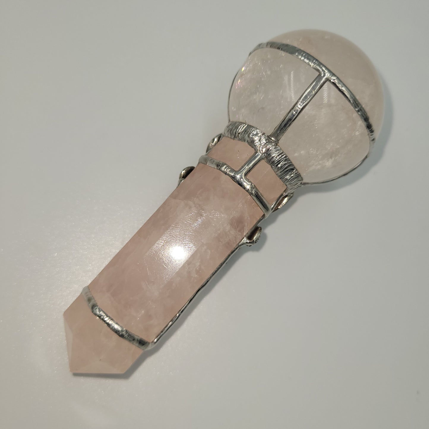 Exclusive Wand - Fairy ( Clear Quartz/ Rose Quartz)