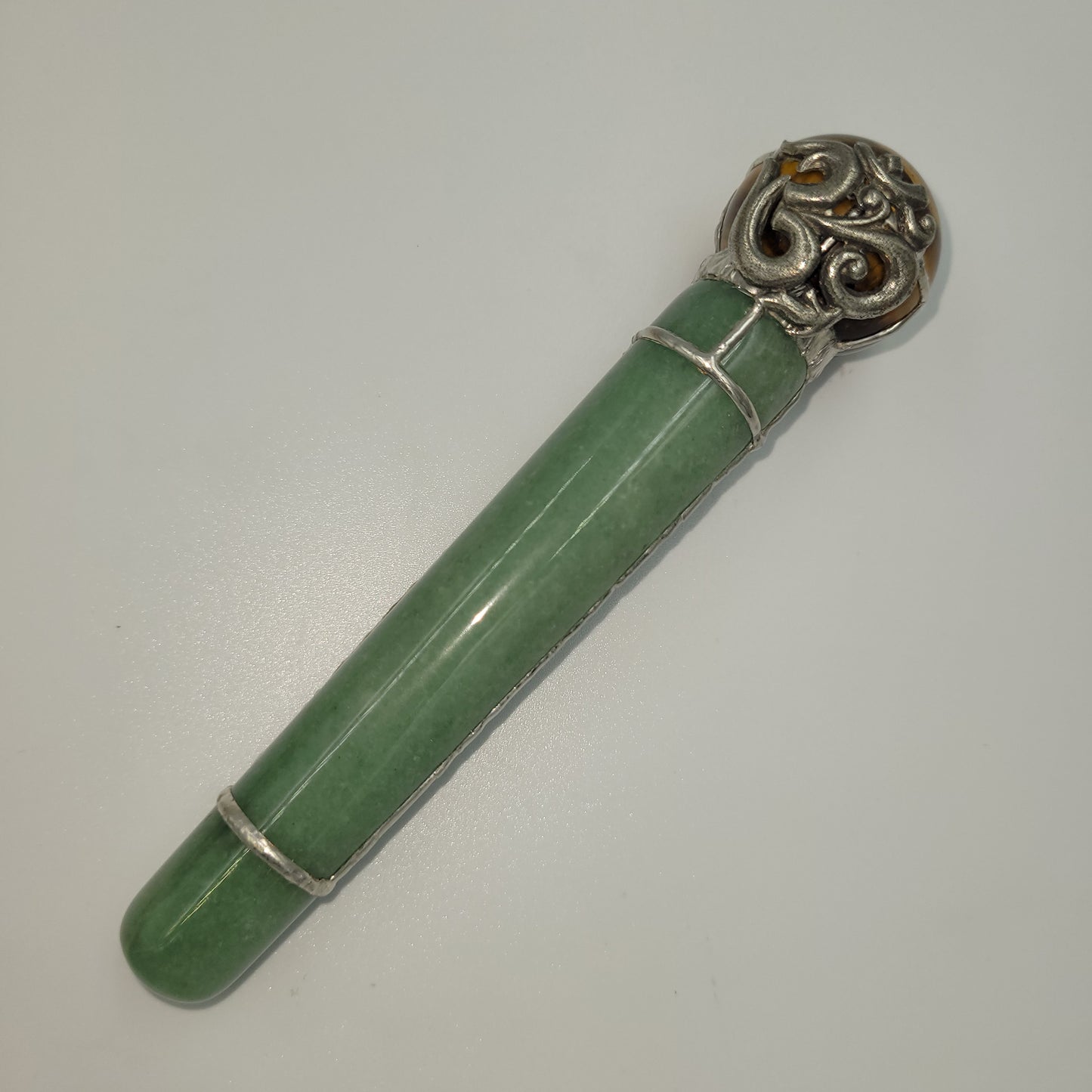 Excluive Wand - Om ( Tiger eye/ Aventurine)