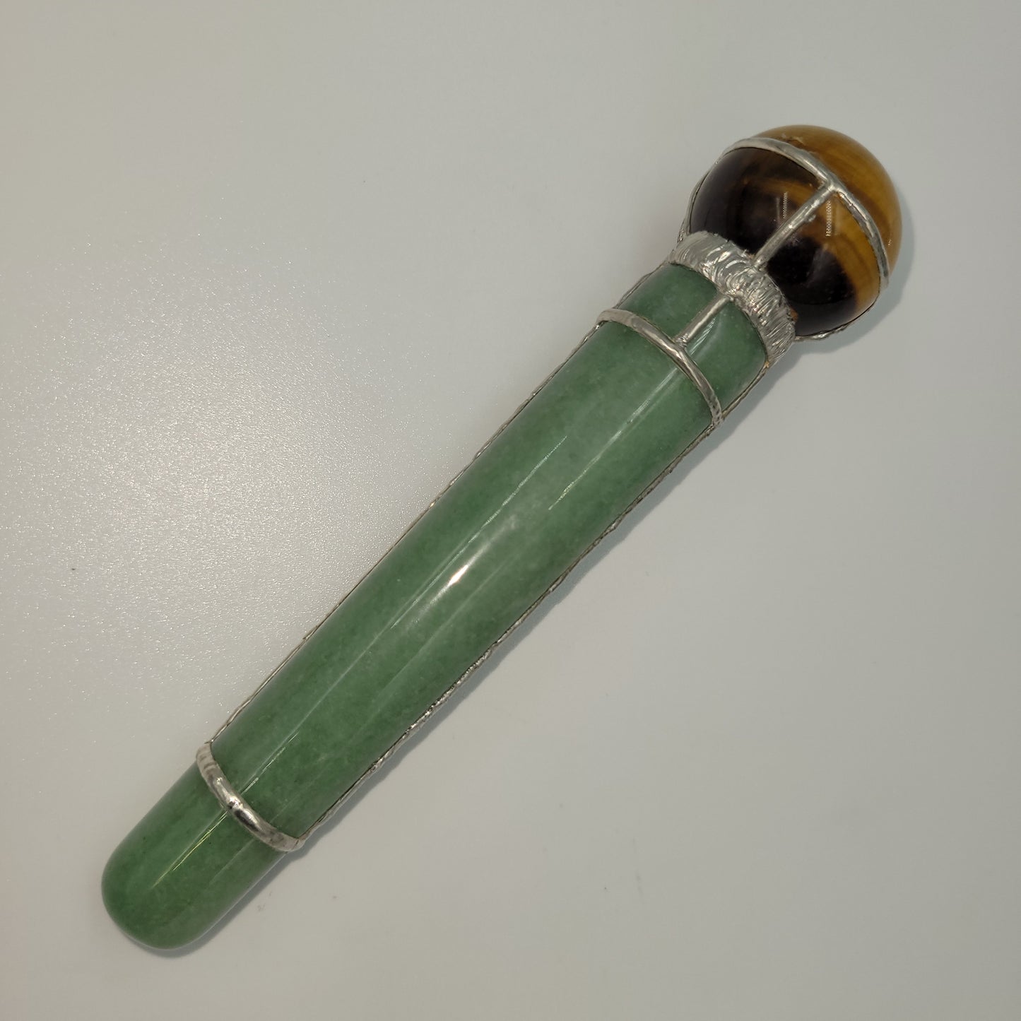 Excluive Wand - Om ( Tiger eye/ Aventurine)