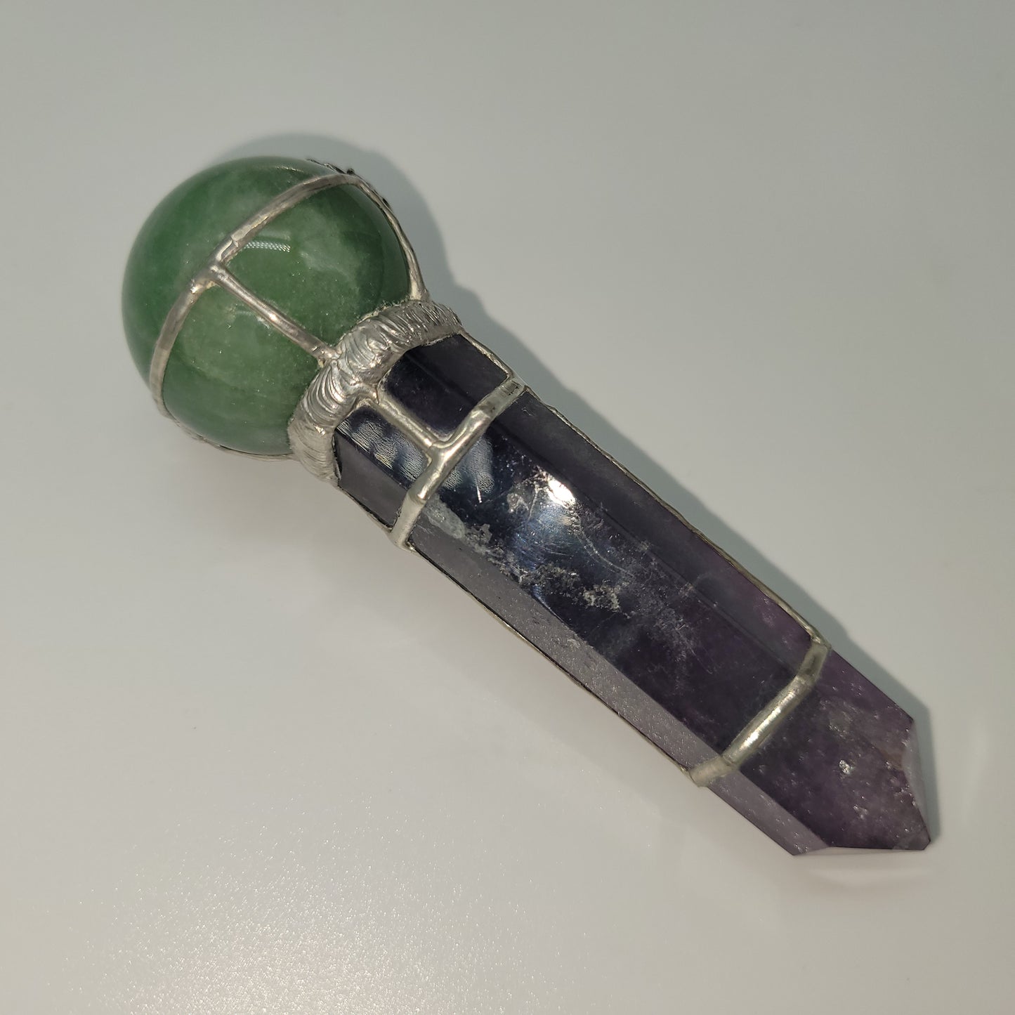 Exclusive Wand - Angel ( Aventurine / Flourite)