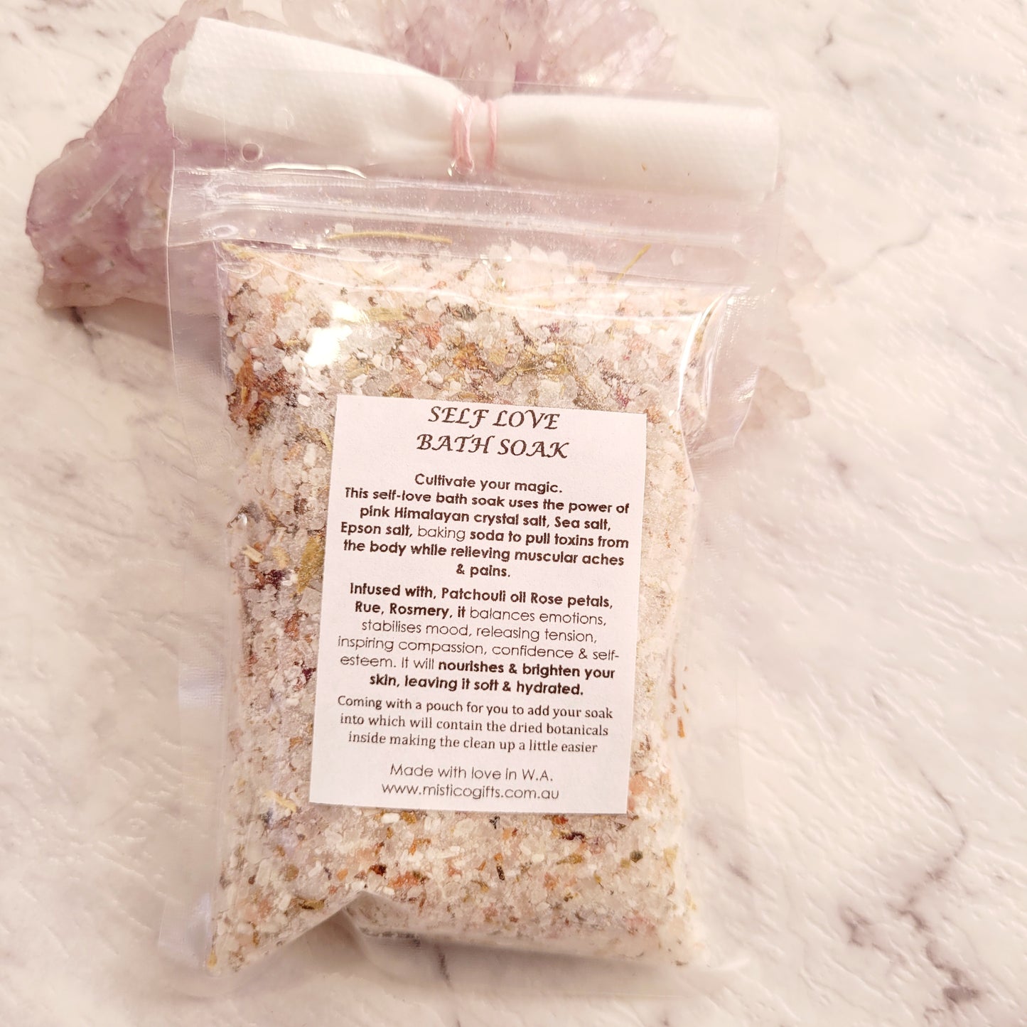Organic Flowers Bath Soak / Self Love