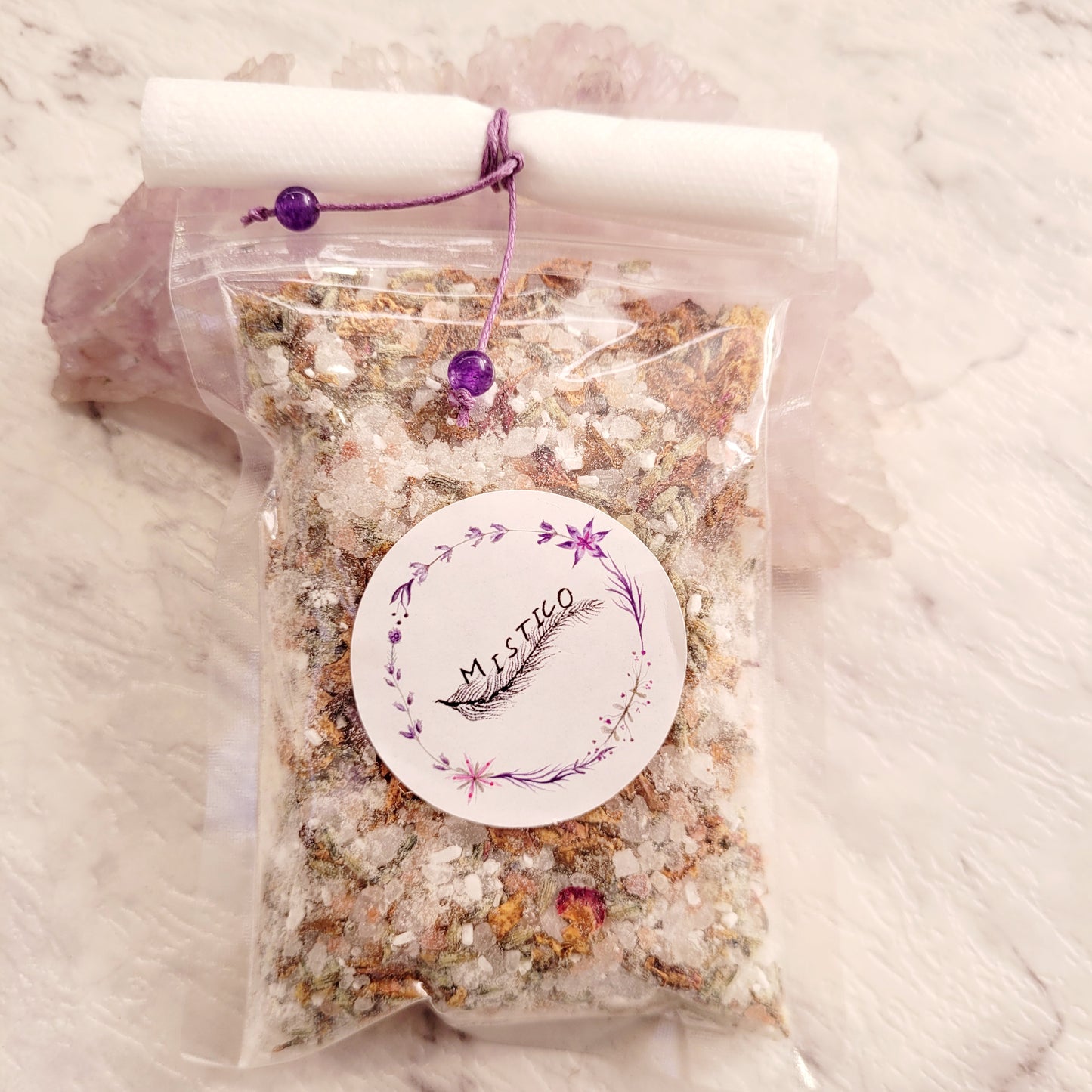 Organic Flowers Bath Soak / Relaxing