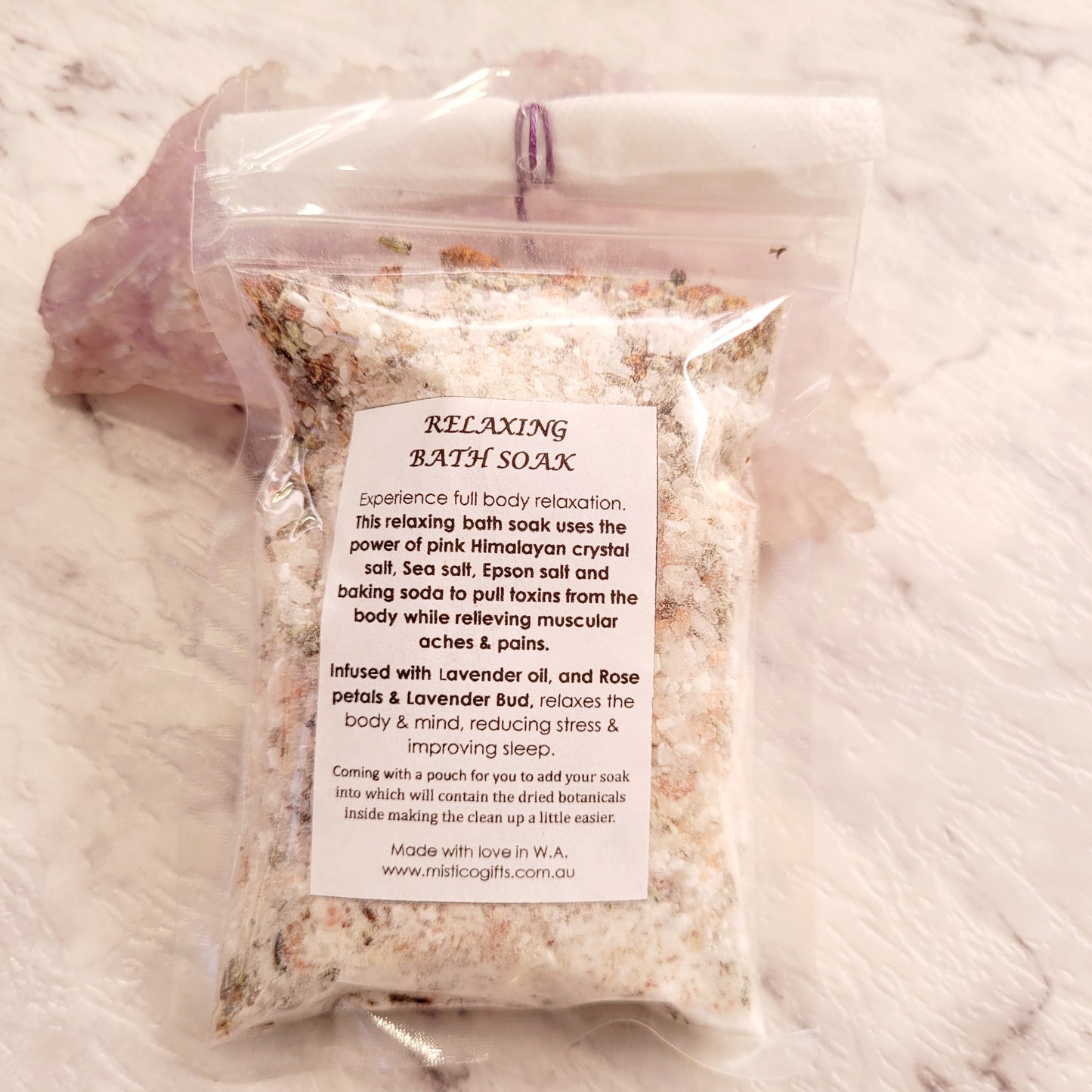 Organic Flowers Bath Soak / Relaxing
