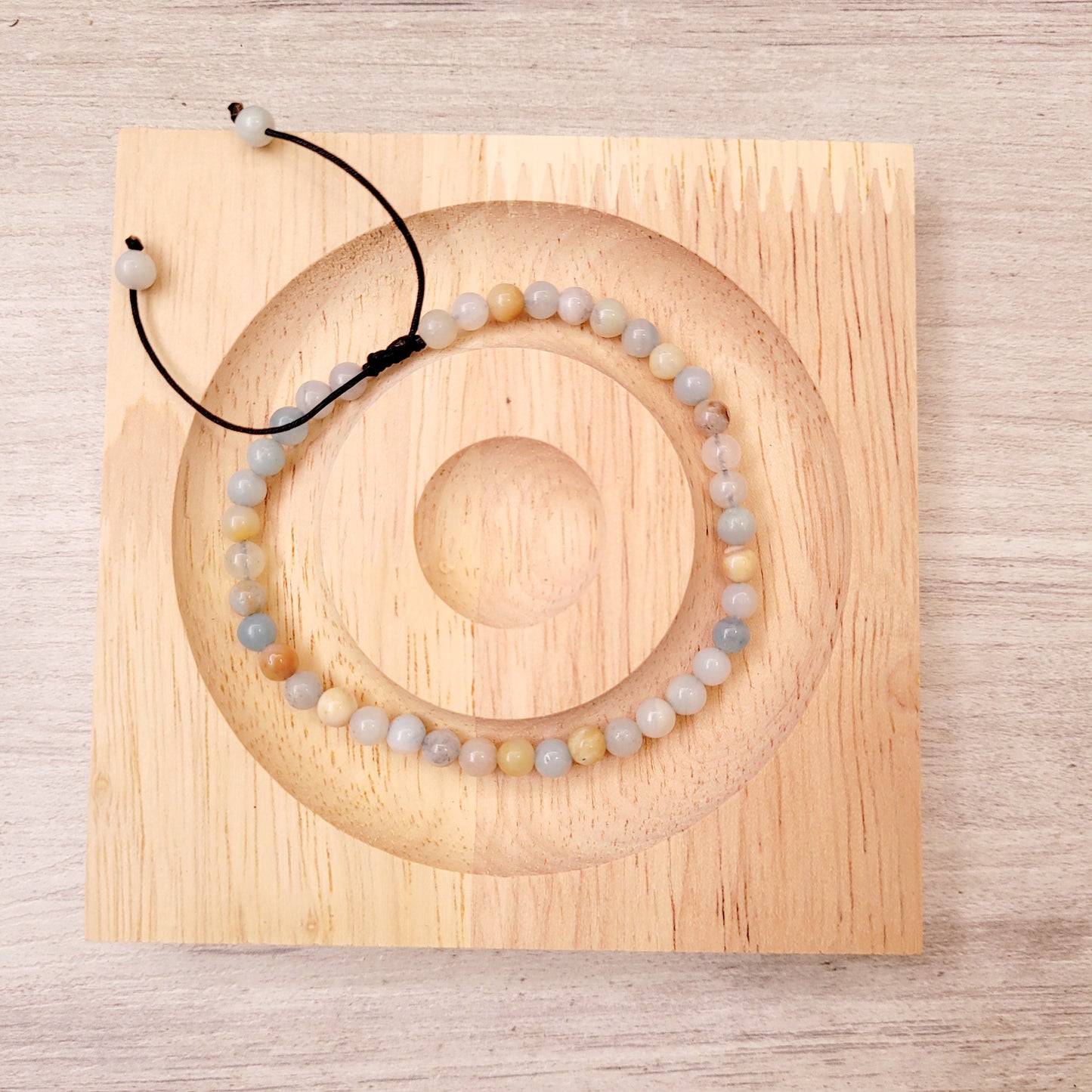 Bracelets 4mm Stones/ Amazonite