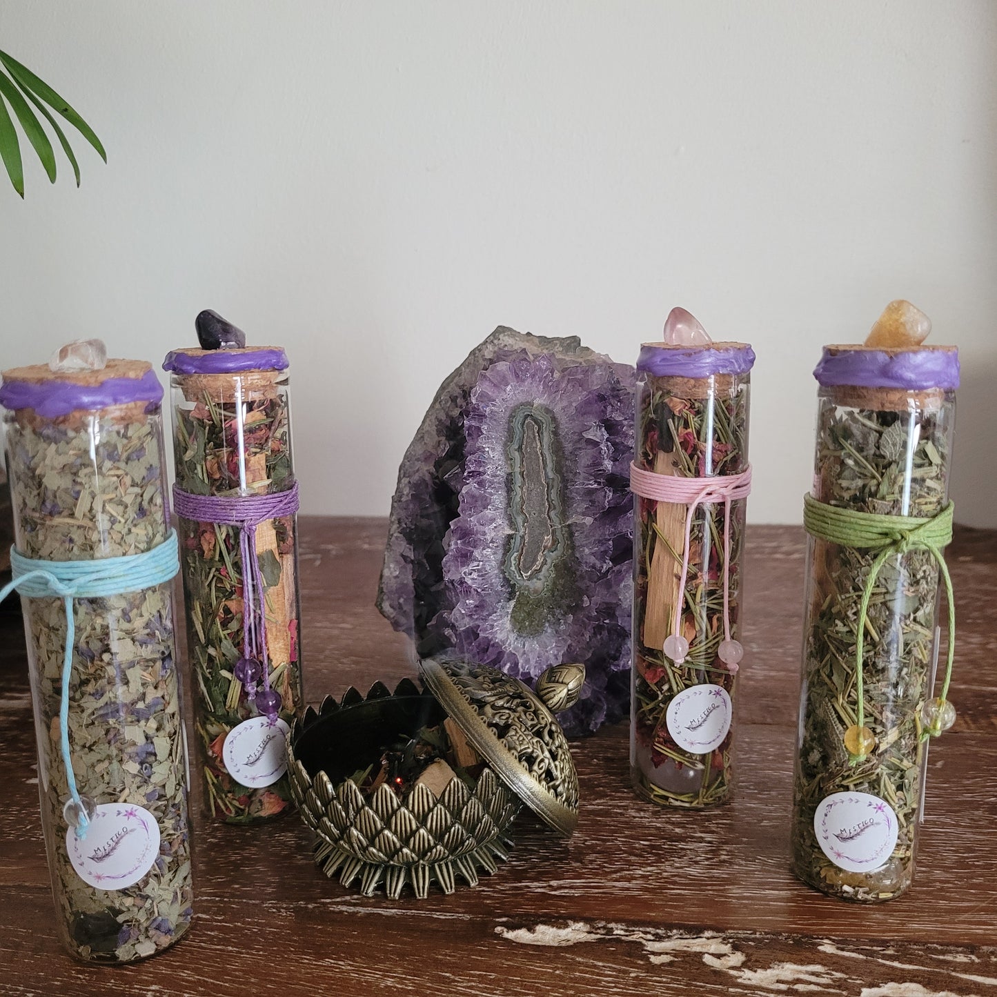 Smudge Tube Floral Full Moon Ritual