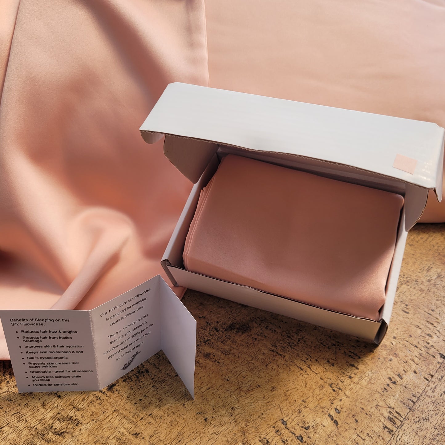 Silk Pillowcases Peach