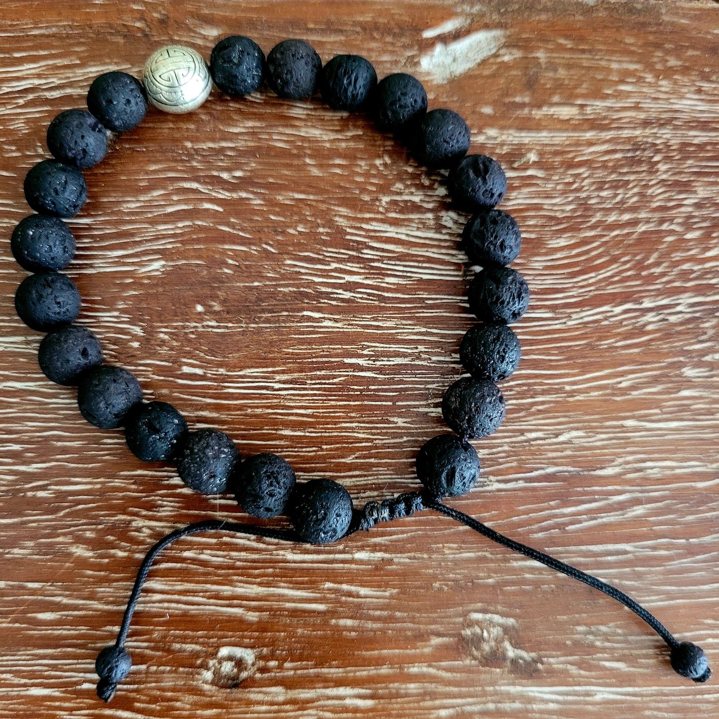 Bracelet Aromatherapy Lava 8mm stone