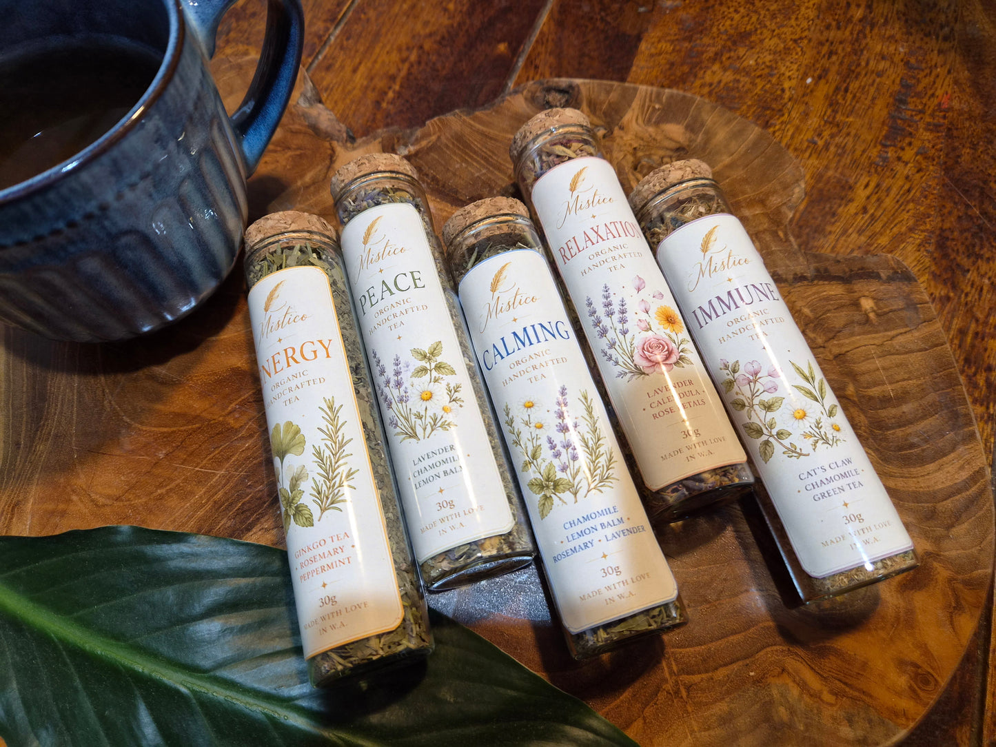 Organic Handcrafted Tea Tube Peace