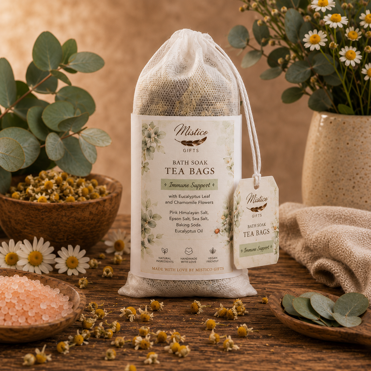 Bath Soak Tea Bags Immune Support