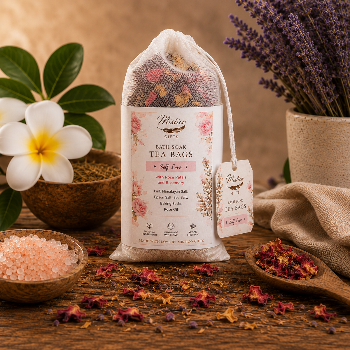 Bath Soak Tea Bags Self Love