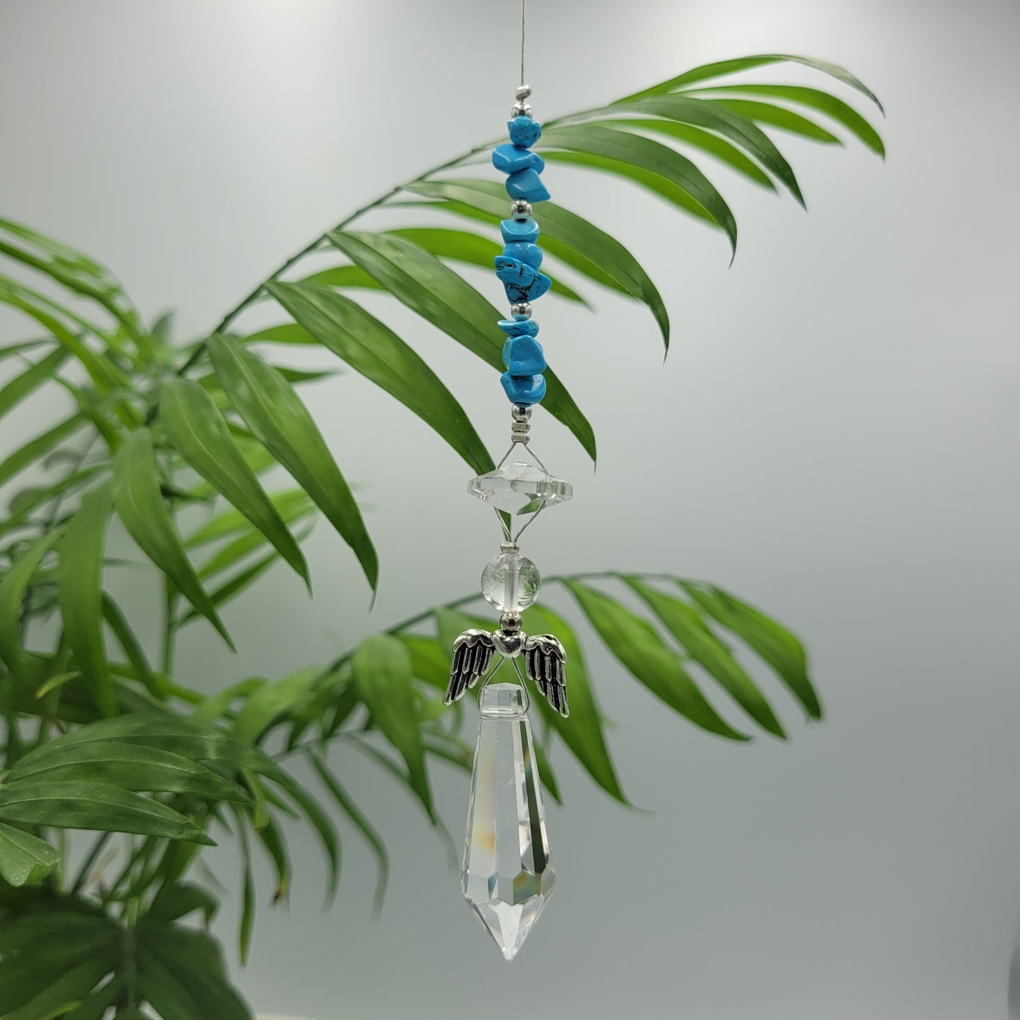 Angel Long Crystal Charm Suncatcher