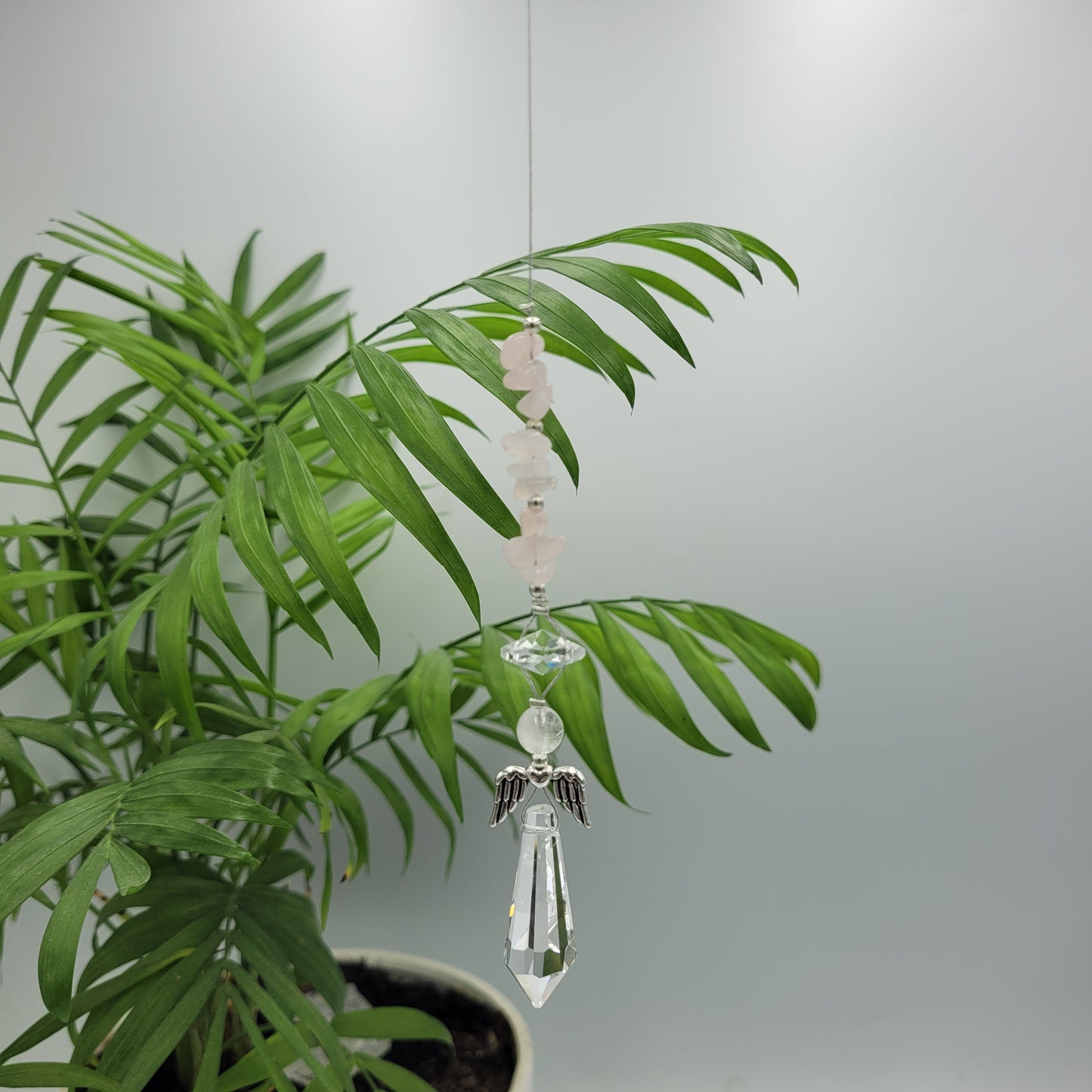Angel Long Crystal Charm Suncatcher