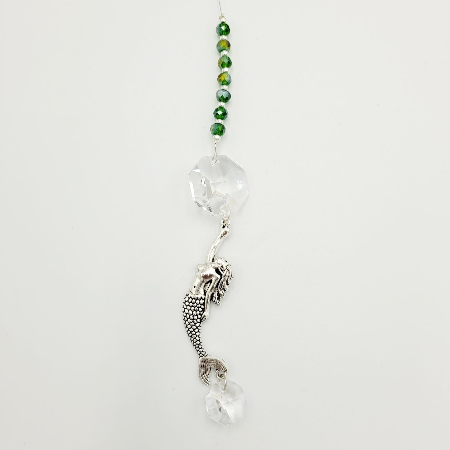 Mermaid Crystal Suncatcher Large
