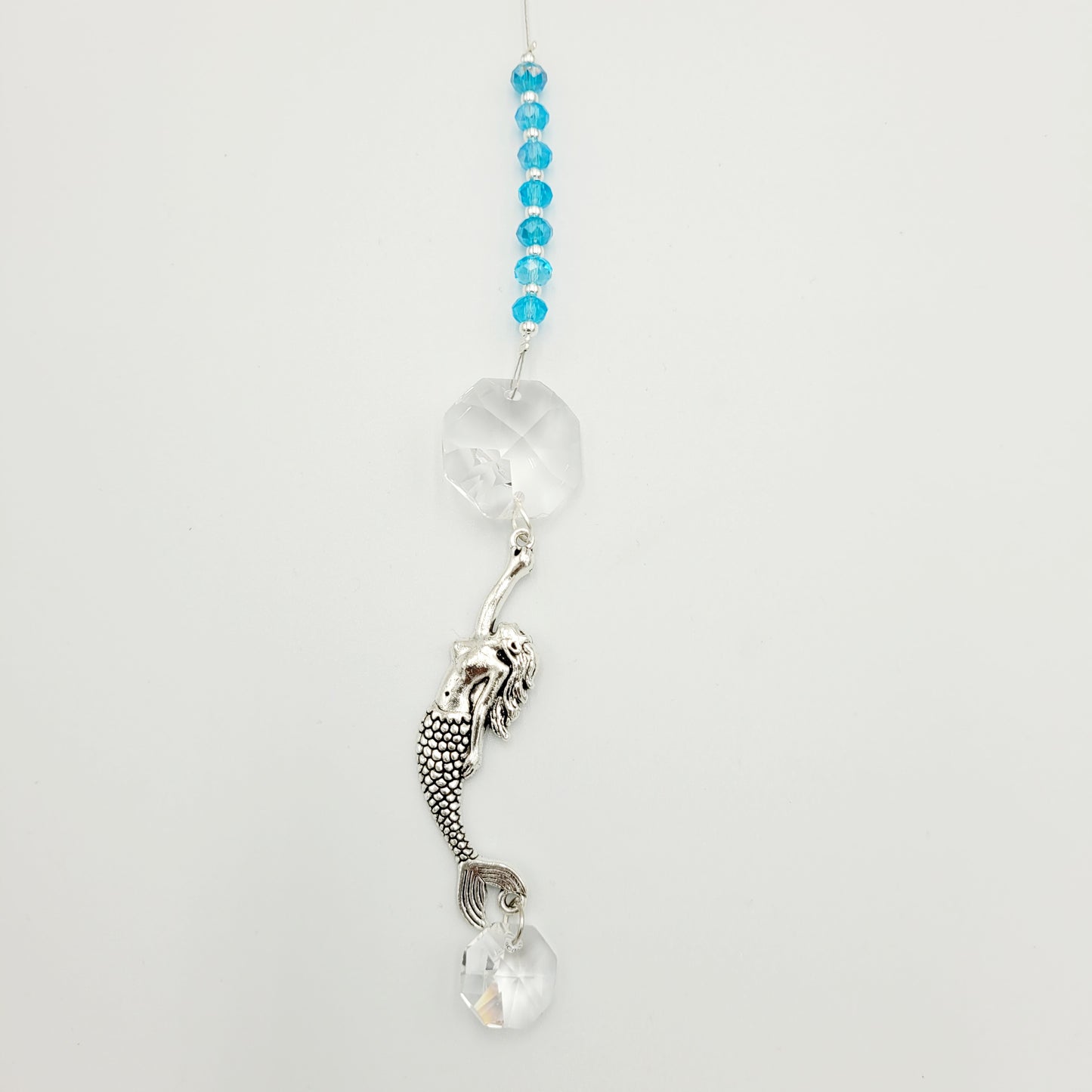 Mermaid Crystal Suncatcher Large