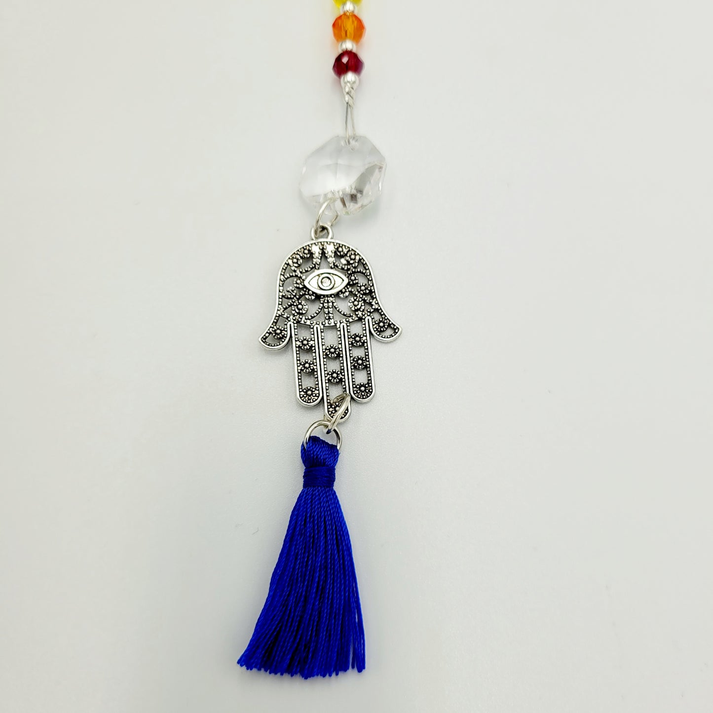 Small Hamsa Chakra Balance Crystal Charm Suncatcher