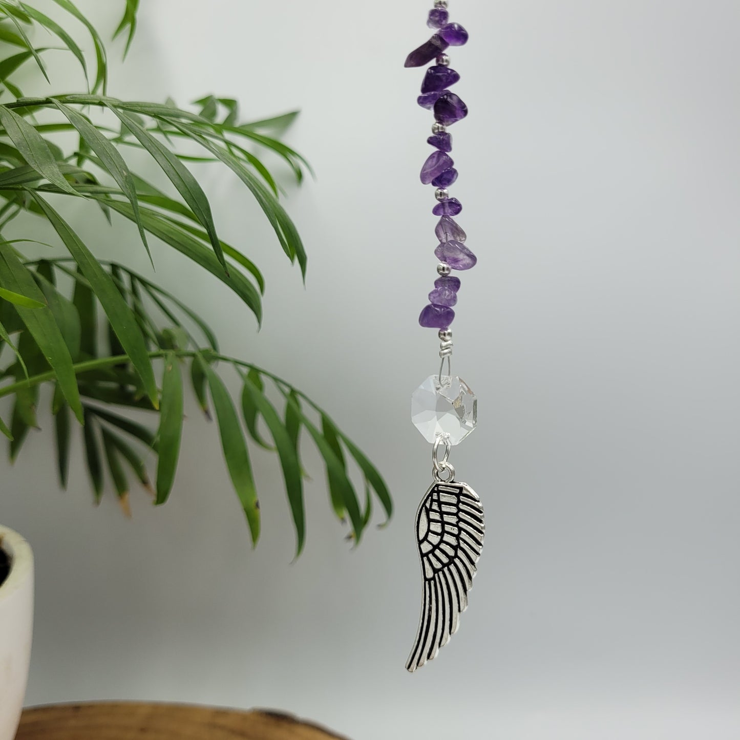 Wing Crystal Charm Suncatcher
