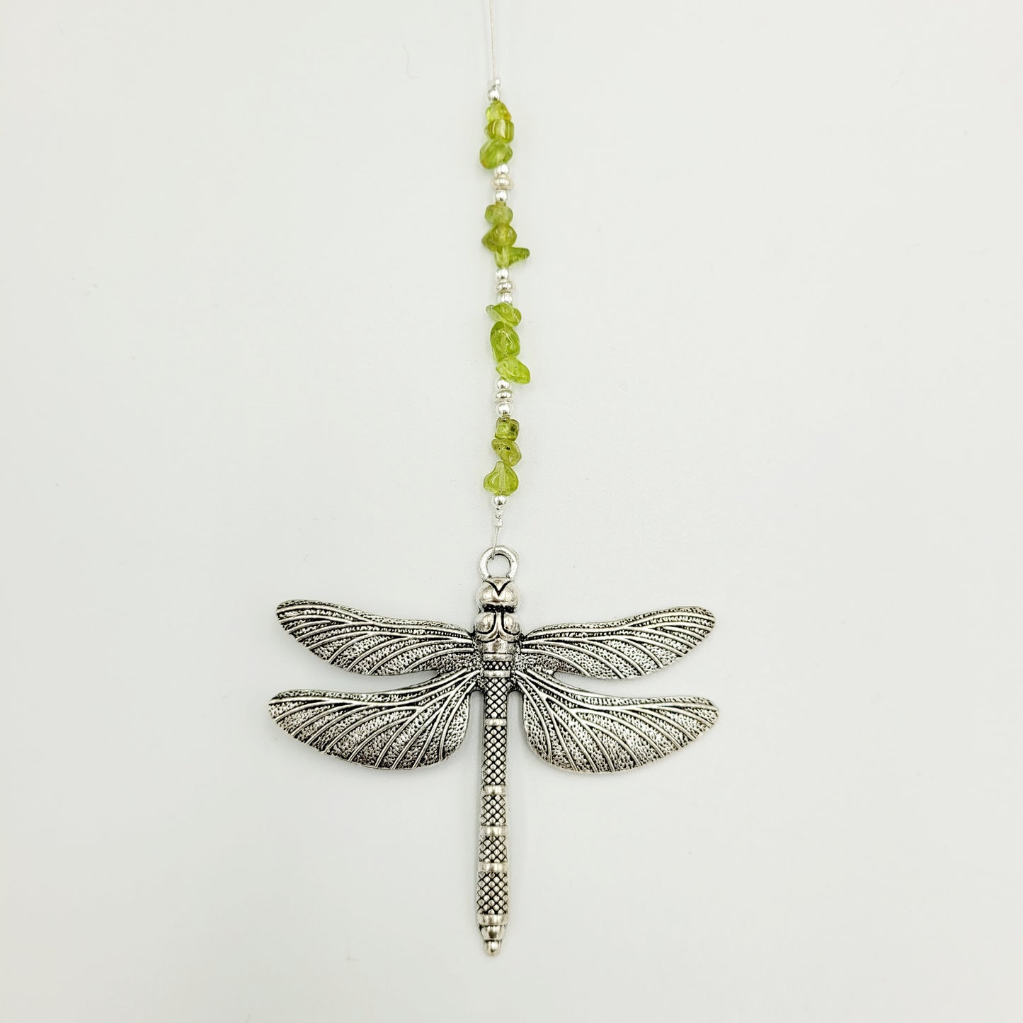 Dragonfly Stone Large Crystal Charm Suncatcher