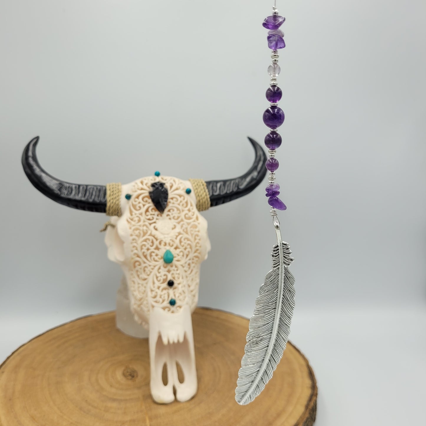 Feather Crystal Charm Suncatcher