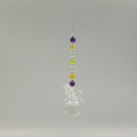 Prosperity Chakra Crystal Suncatcher