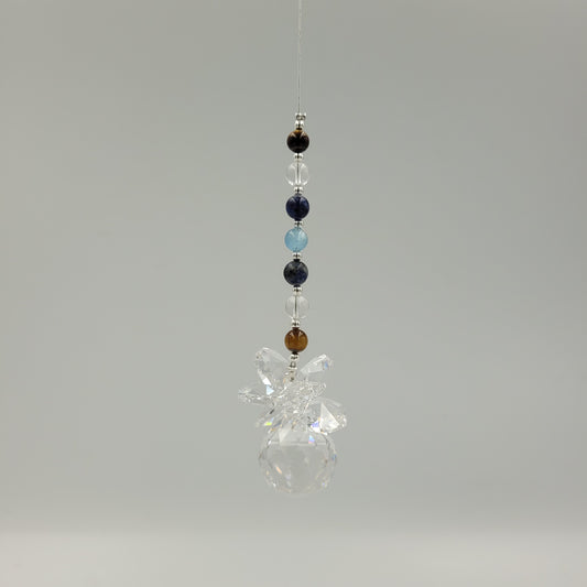 Clarity Chakra Crystal Suncatcher