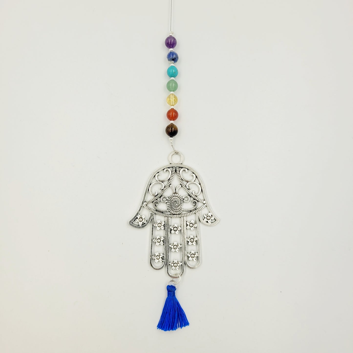 Large Hamsa Chakra Balance Crystal Charm Suncatcher
