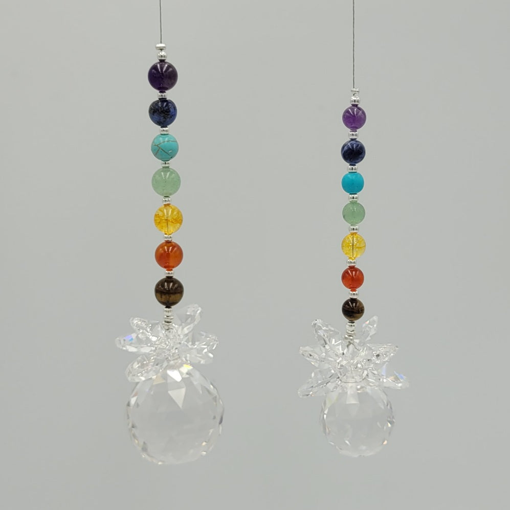 Chakra Balance Crystal Suncatcher